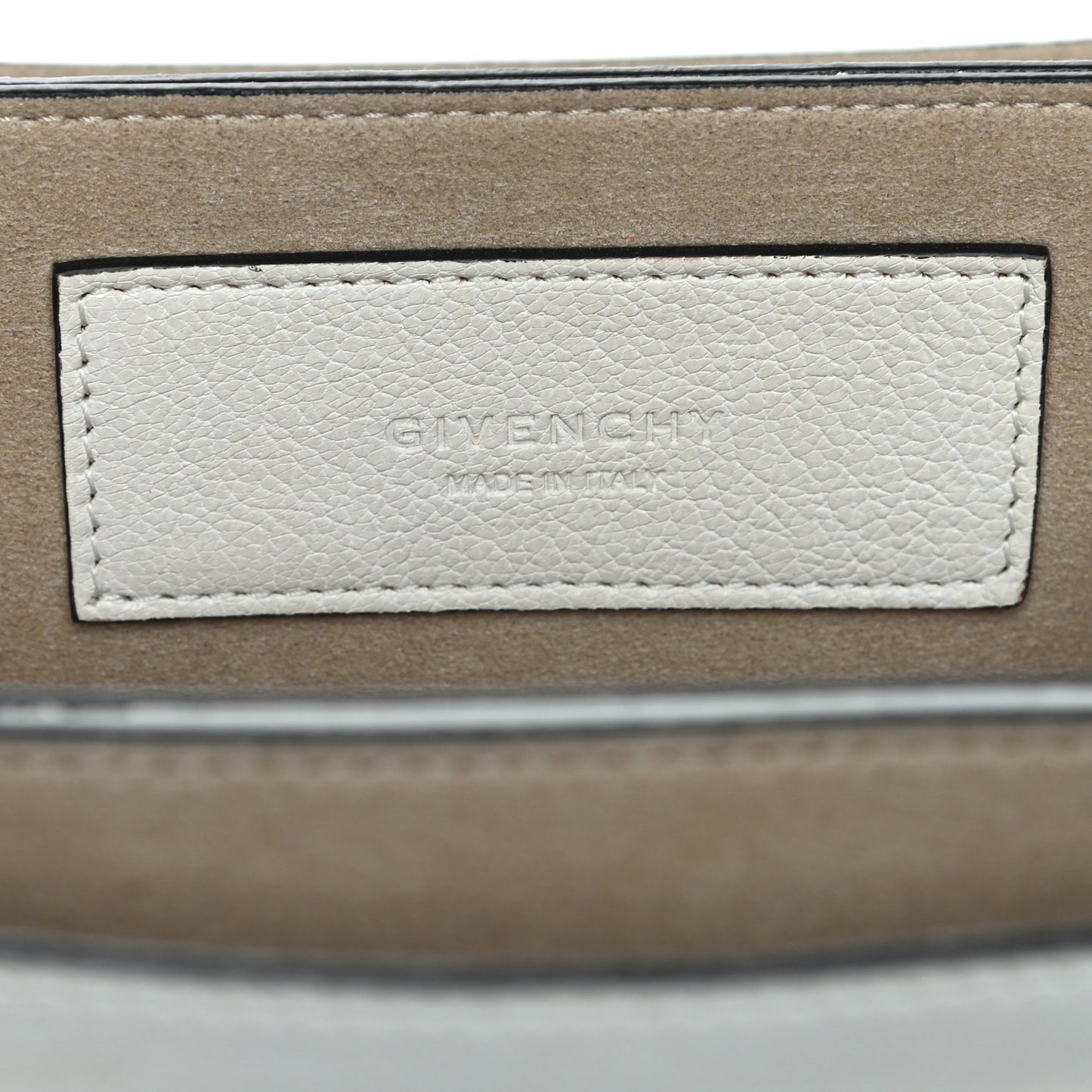 Goatskin Small GV3 Shoulder Bag White
