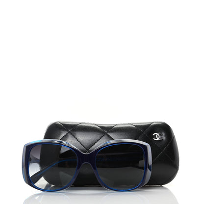 Chanel Mother of Pearl CC Sunglasses 40919 Blue 7 of 7