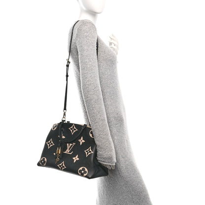 Louis Vuitton Empreinte Monogram Giant Grand Palais Black Beige 2 of 9