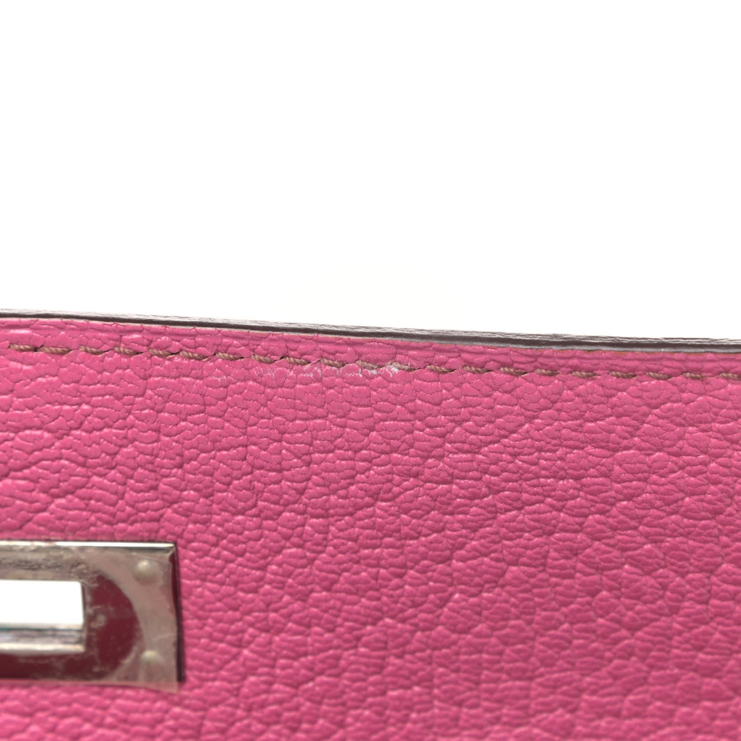 Hermes Chevre De Coromandel Kelly Sellier 28 Fuchsia 10 of 12