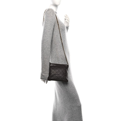 Chanel Lambskin Quilted Tassel Shoulder Bag Brown 2 of 11