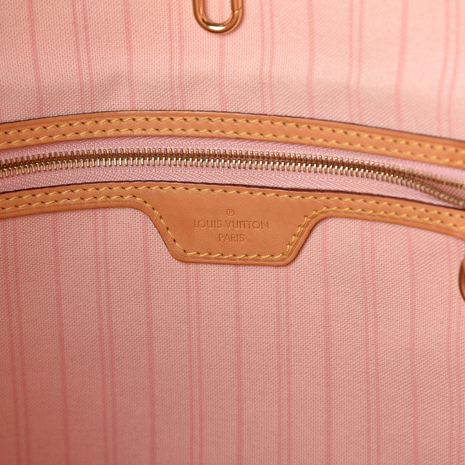 Louis Vuitton Damier Azur Delightful MM Rose Ballerine 5 of 8