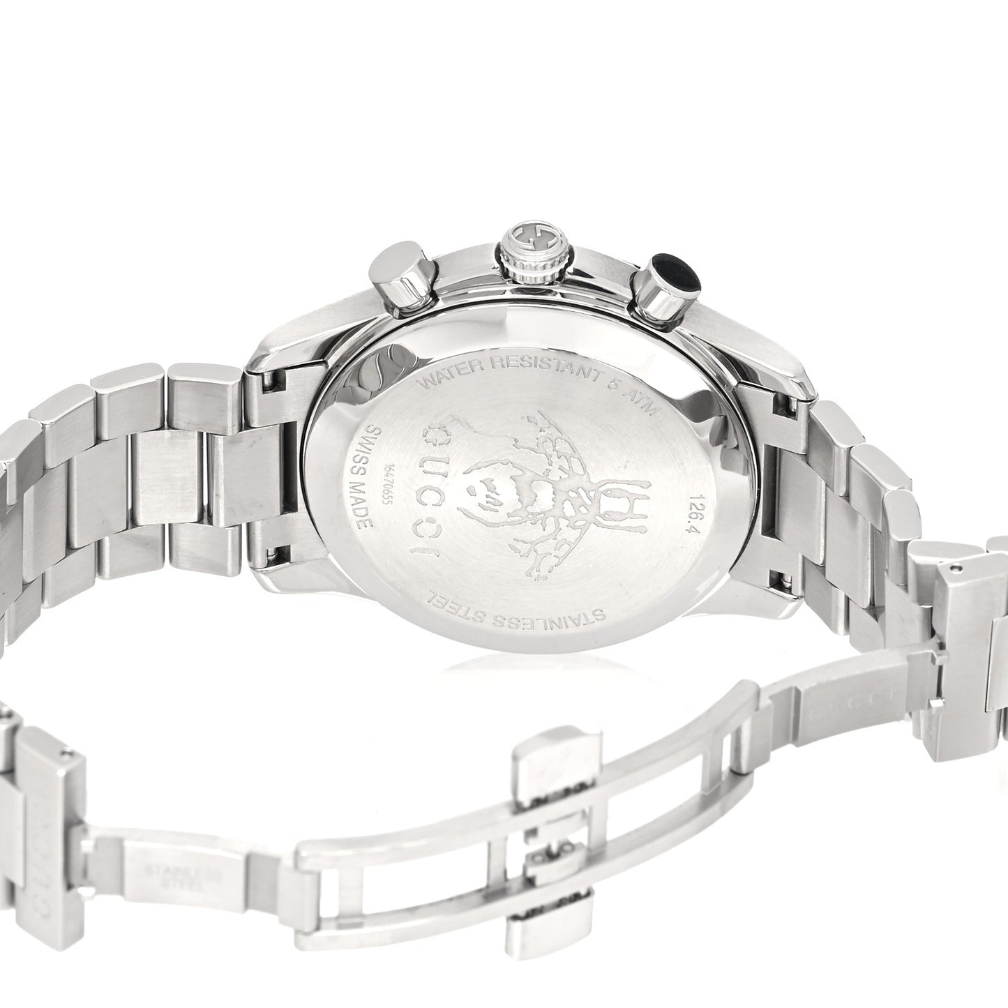 Stainless Steel 38mm G-Timeless Bee Chronograph Quartz Watch