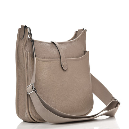 Hermes Taurillon Clemence Evelyne III PM Gris Tourterelle 3 of 7