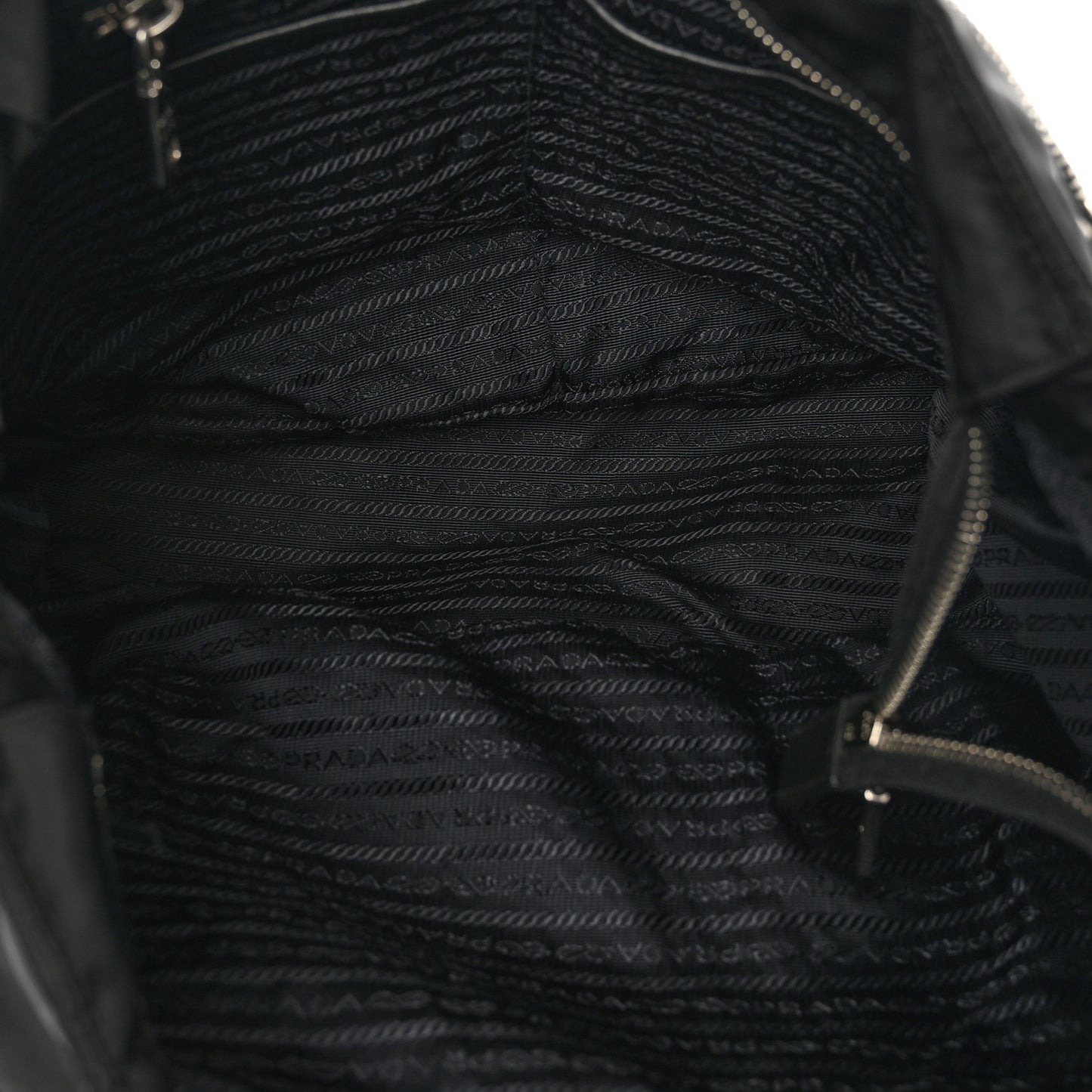 Tessuto Nylon Vela Diaper Bag Black