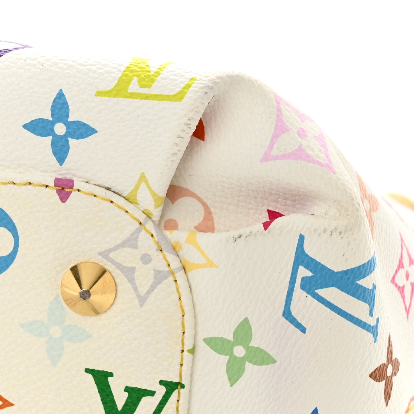 Monogram Multicolor Annie MM White