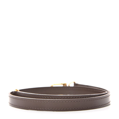 Louis Vuitton Calfskin 16mm Shoulder Strap Brown 2 of 3