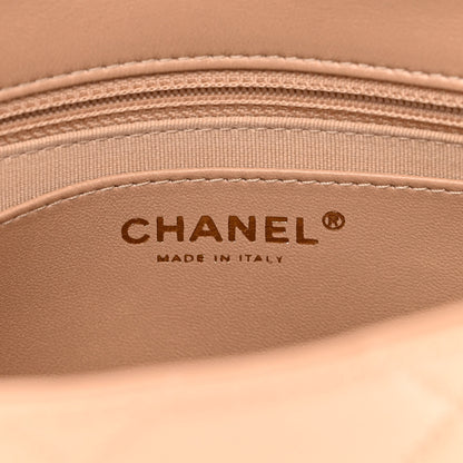 Chanel Lambskin Quilted Large CC Funky Town Flap Beige 6 of 11
