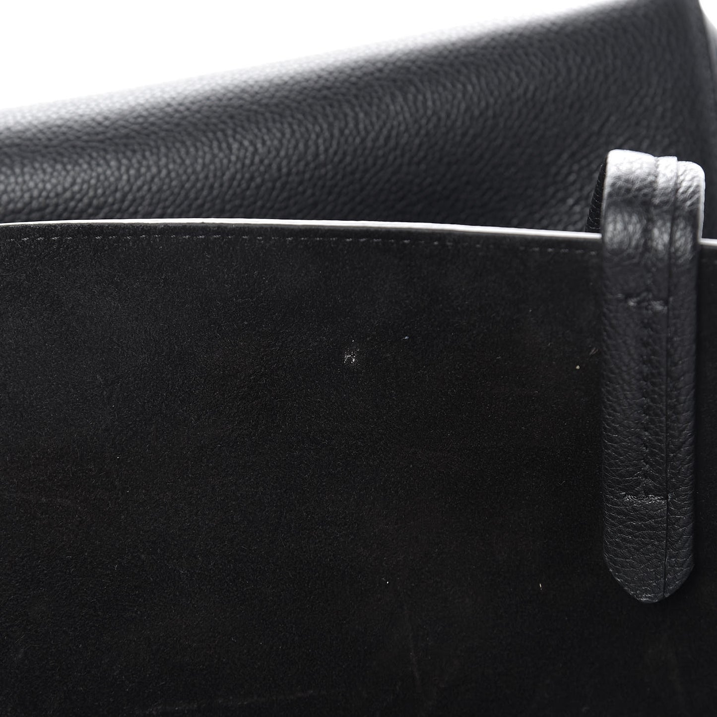 Soft Grained Calfskin Medium Belt Cabas Phantom Black