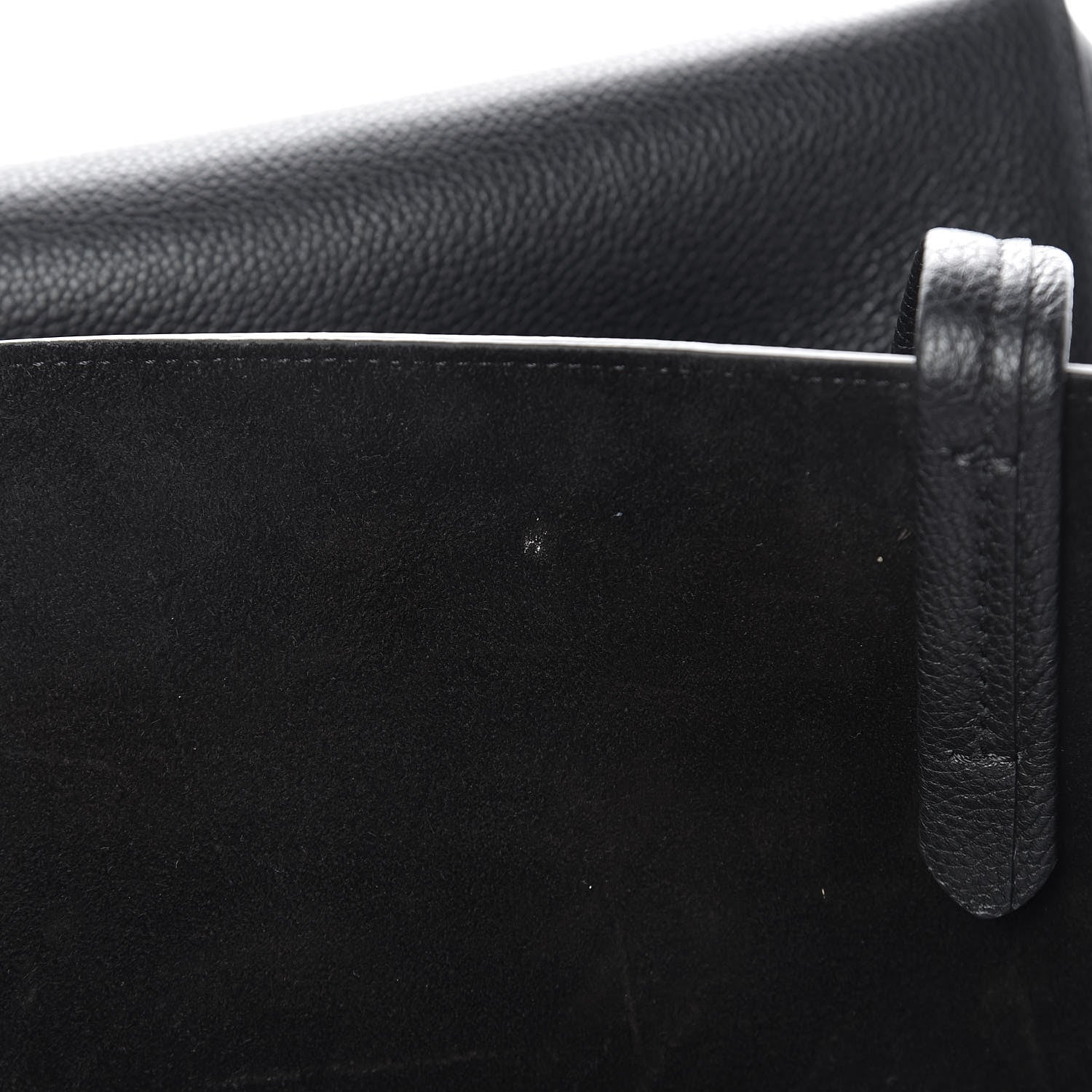 Celine Soft Grained Calfskin Medium Belt Cabas Phantom Black 10 of 13