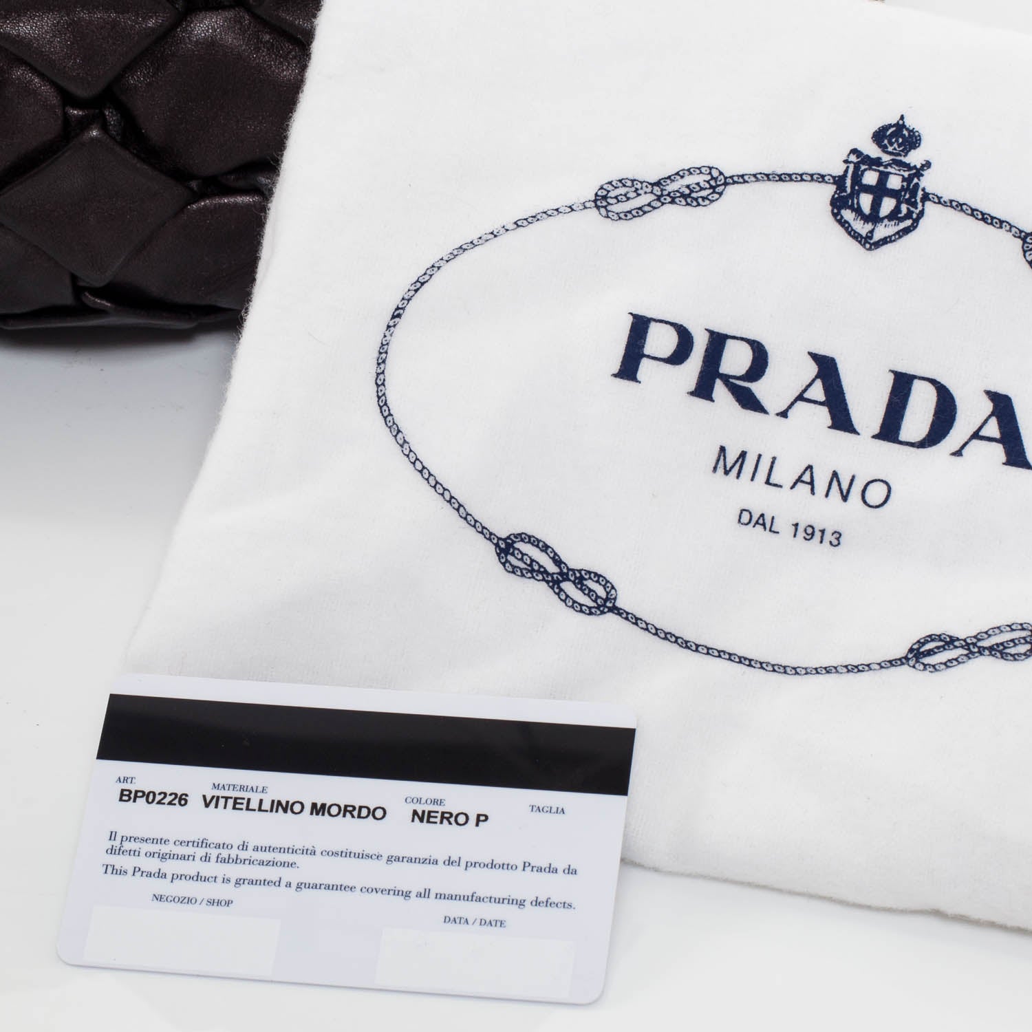 Prada Vitellino Mordo Hobo Black 4 of 9