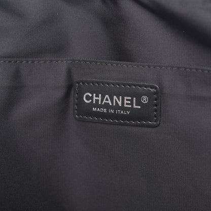 Chanel Nylon Travel CC Laptop Briefcase Black 6 of 11