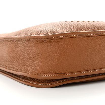 Hermes Taurillon Clemence Evelyne III PM Gold 9 of 10