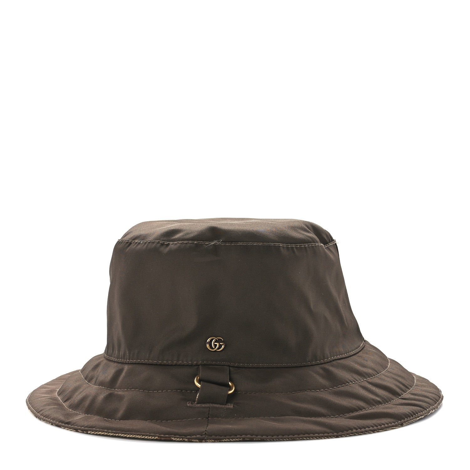 Gucci Canvas Monogram Reversible Bucket Hat Brown 11 of 14