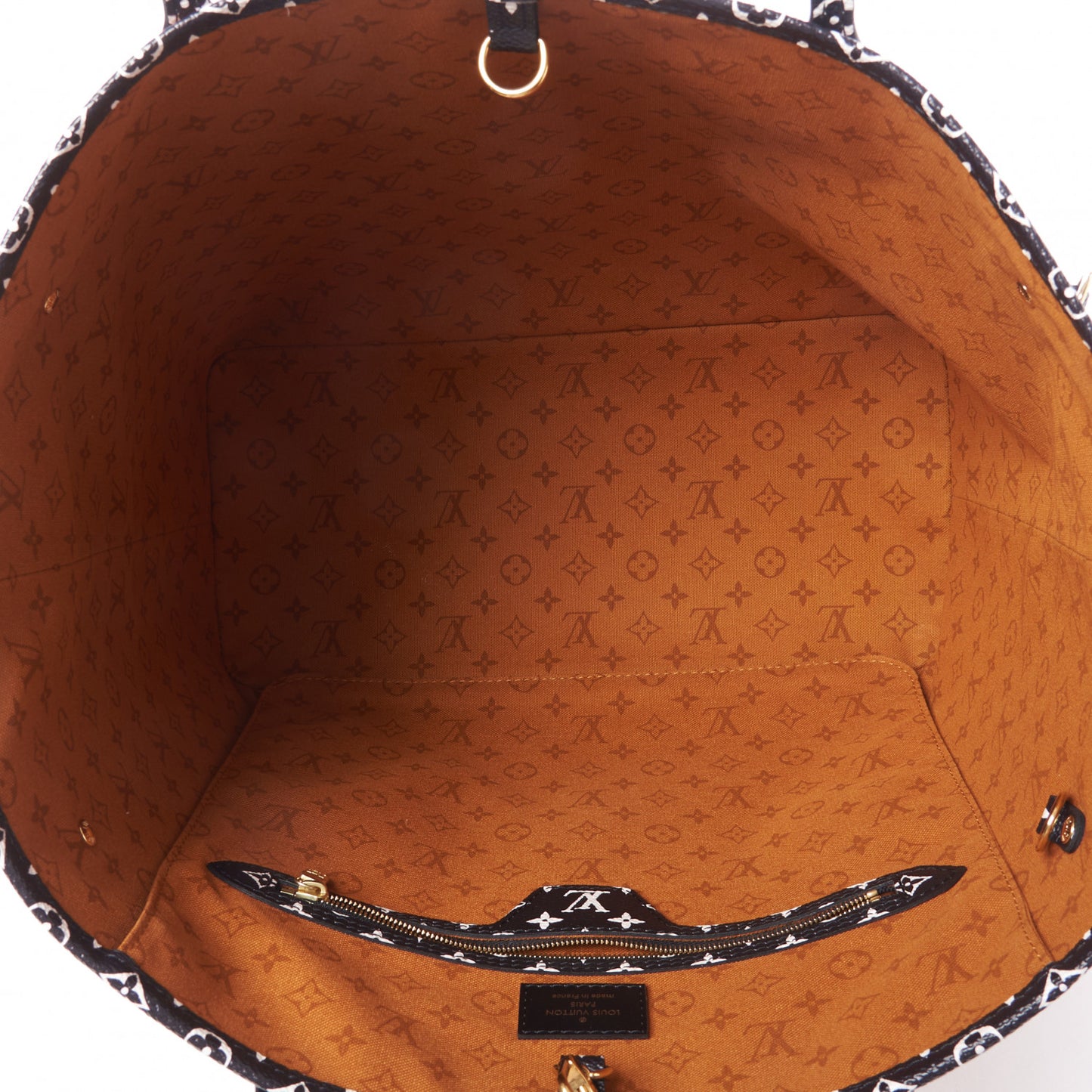 Monogram Giant Crafty Neverfull MM Creme Caramel