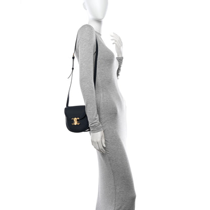 Celine Shiny Calfskin Teen Besace Navy Blue 2 of 13