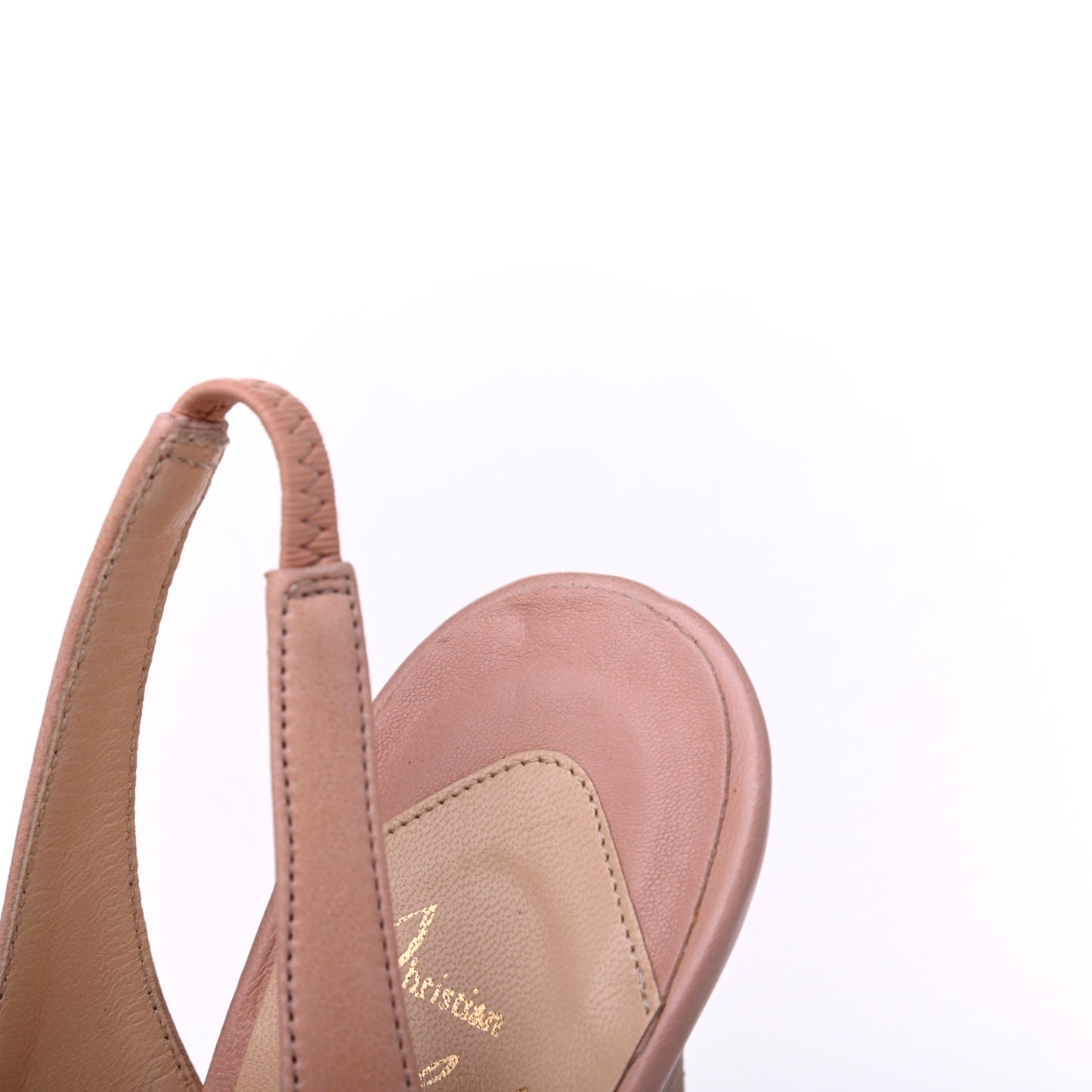 Calfskin Catenita 110 Pumps 37.5 Nude