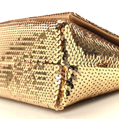 Tom Ford Sequin Mini Label Shoulder Bag Gold 10 of 11