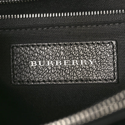 Burberry Goatskin Vintage Check Medium Banner Tote Black 6 of 9