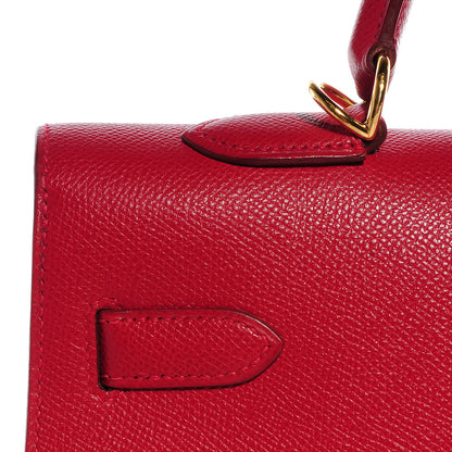 Hermes Courchevel Kelly Sellier 35 Rouge Vif 13 of 22