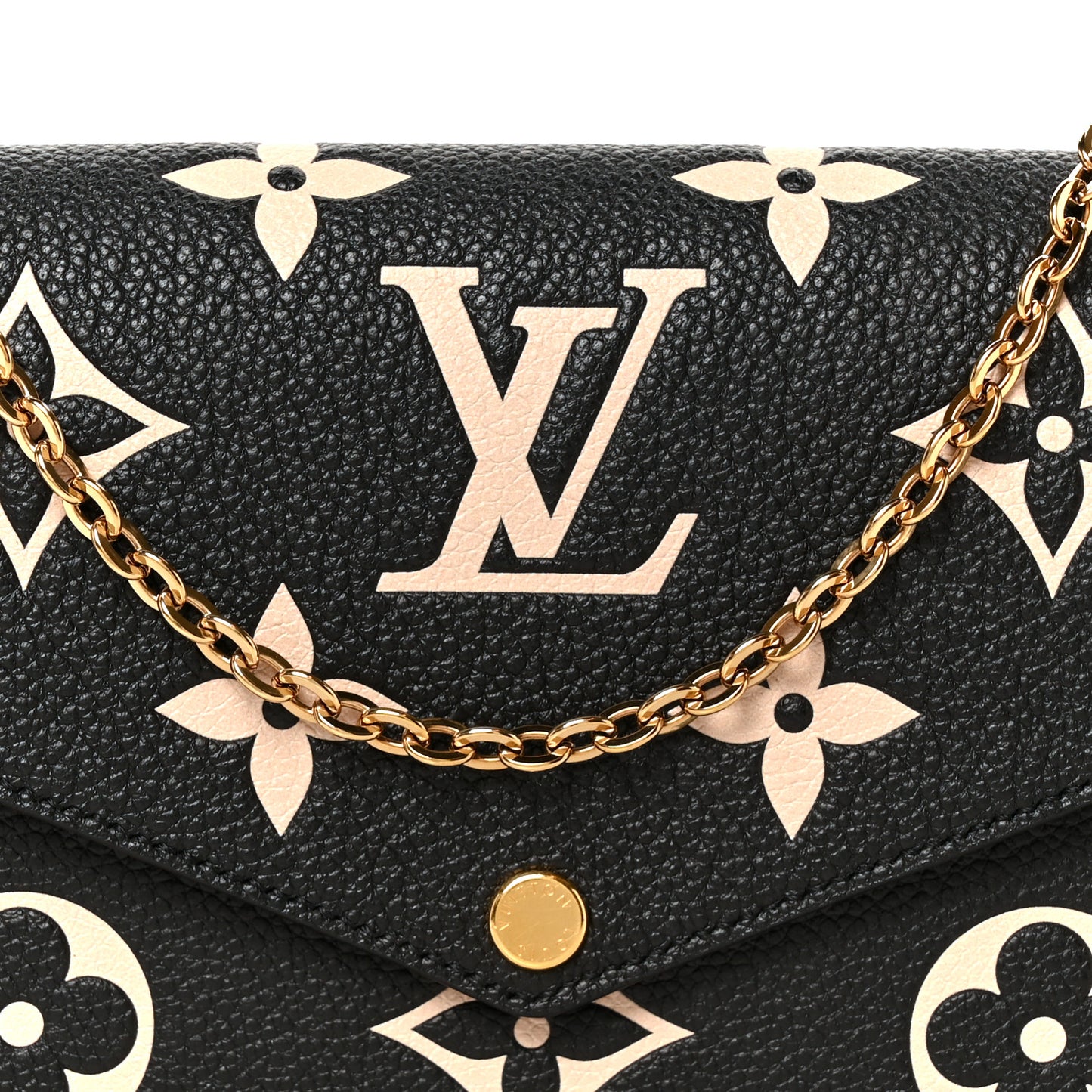 Empreinte Monogram Giant Felicie Pochette Black Beige