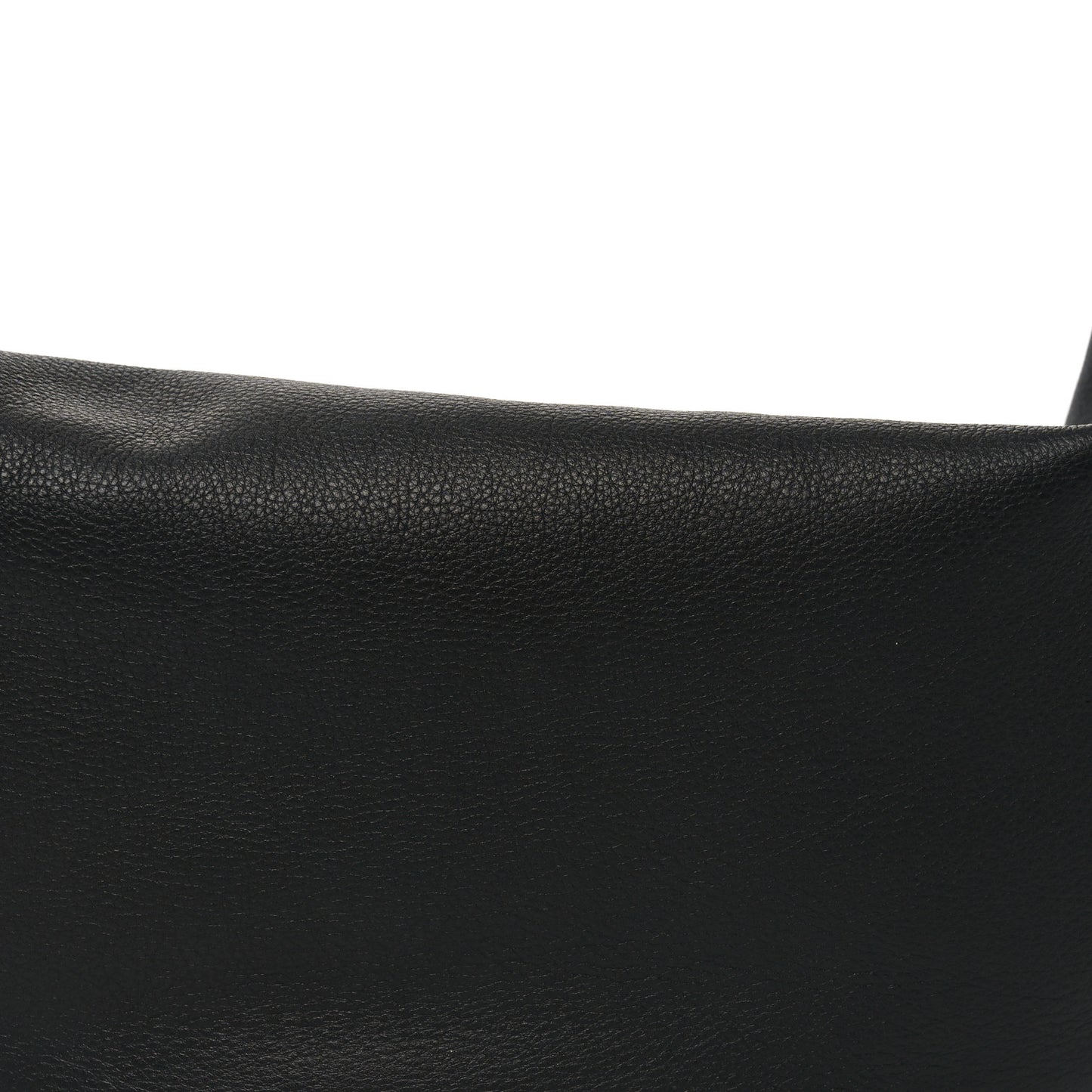 Supple Calfskin Medium Strap Leandre Shoulder Bag Black