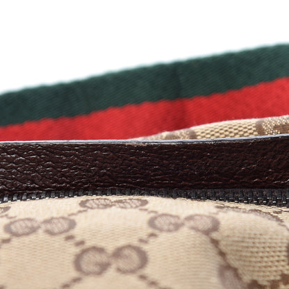 Gucci Monogram Web Belt Bag Dark Brown 9 of 11