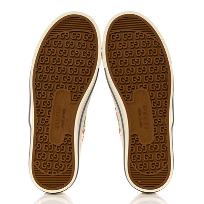 Gucci Canvas Web GG Apple Womens 1977 Tennis Sneakers 36 Ivory Red Mystic White New Shamarock 5 of 8