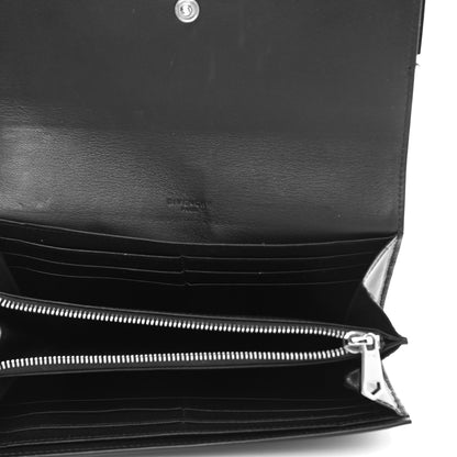 Givenchy Smooth Calfskin Horizon Continental Wallet Black 5 of 15