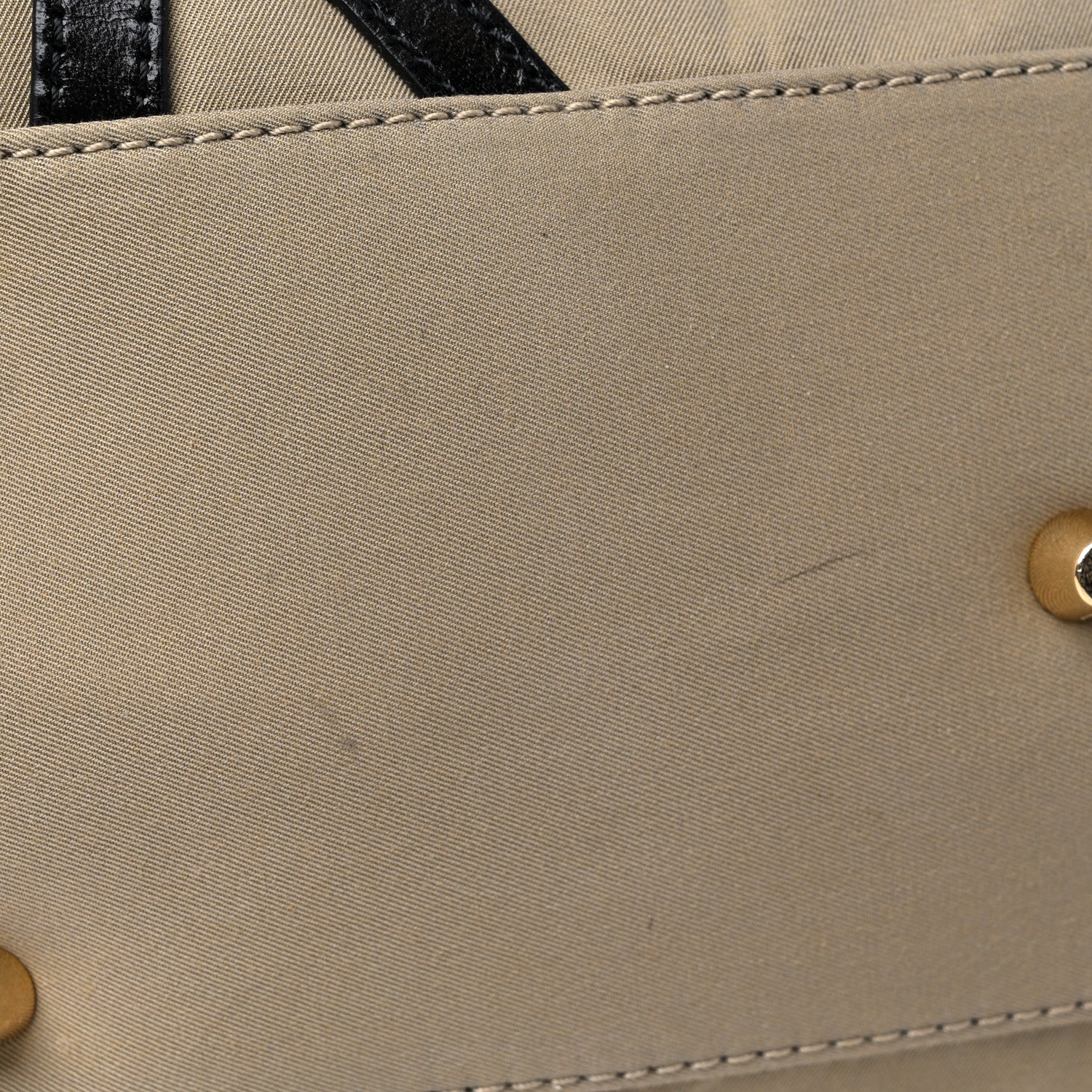 Burberry Canvas Calfskin Canterbury Tote Beige 15 of 17