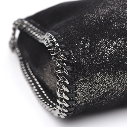 Stella McCartney Chamois Shiny Dotted Falabella Fold Over Tote Ruthenium 8 of 10