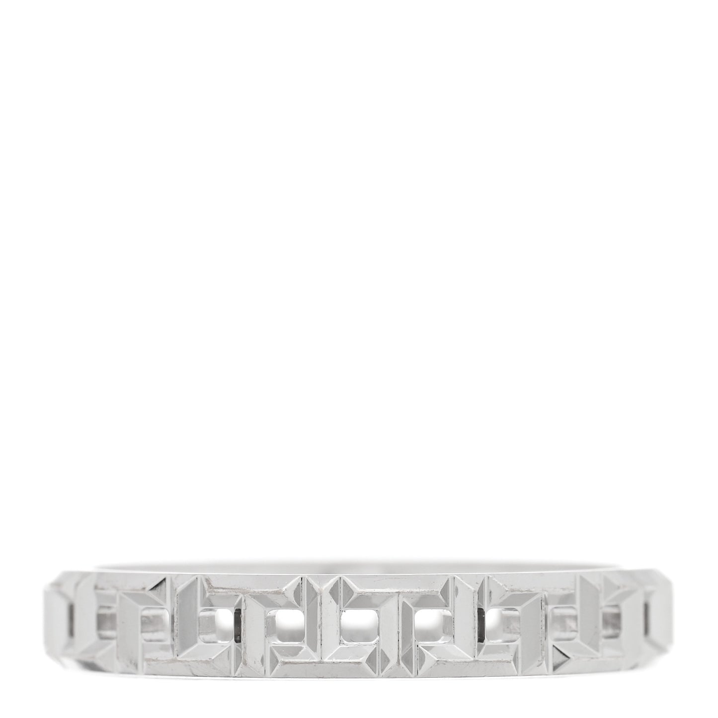 18K White Gold Narrow T True Band Ring 57 8