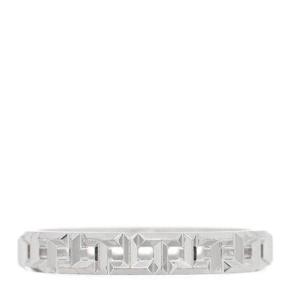 Tiffany 18K White Gold Narrow T True Band Ring 57 8 1 of 5