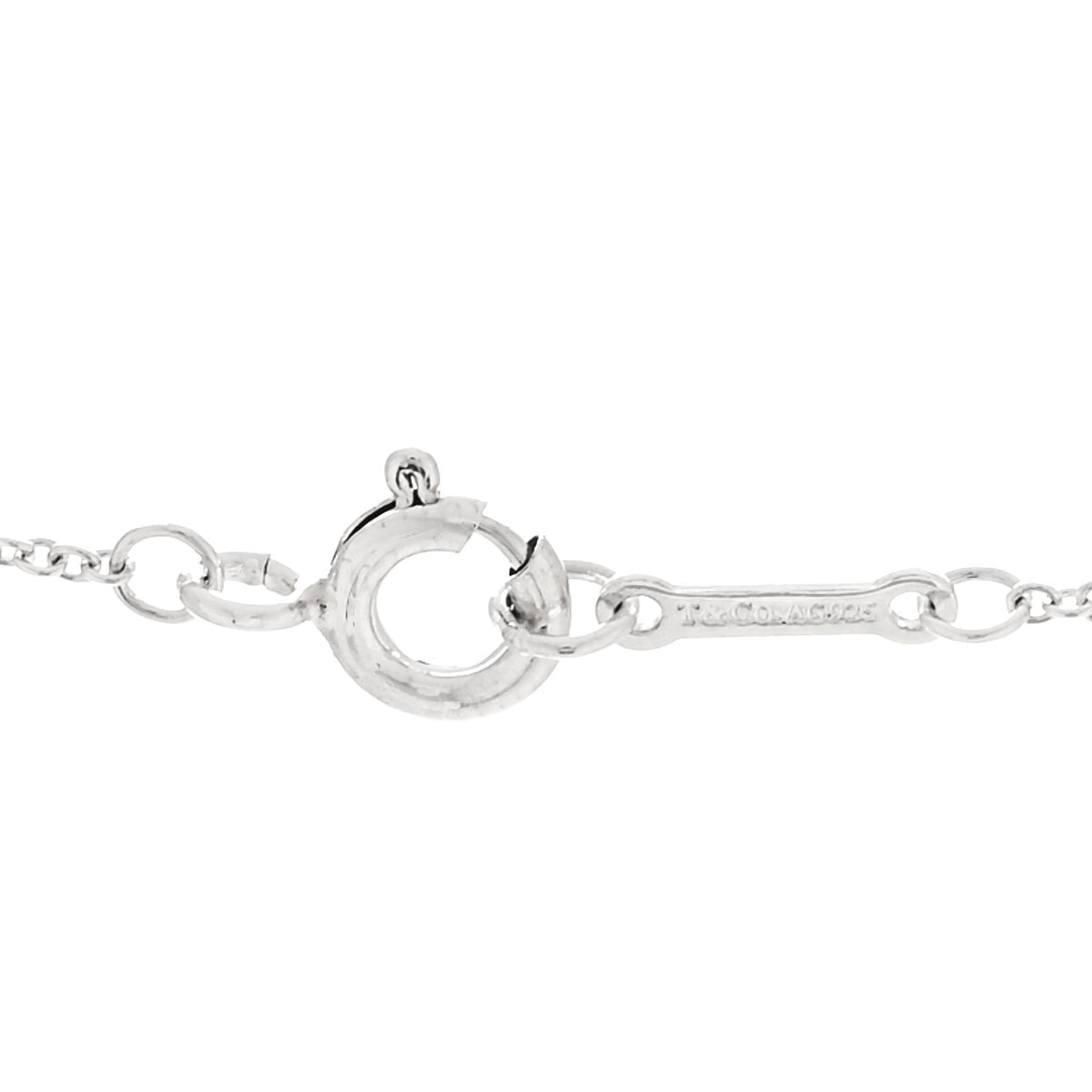 Sterling Silver Diamond Paloma Picasso Loving Heart Necklace