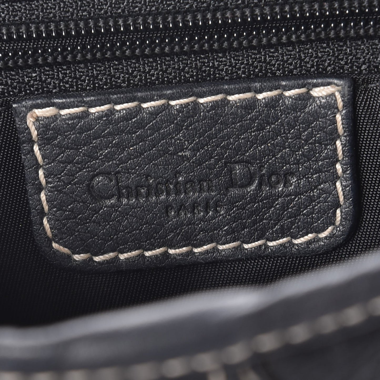 Calfskin Saddle Bag Black