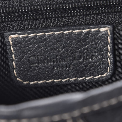 Christian Dior Calfskin Saddle Bag Black 6 of 7