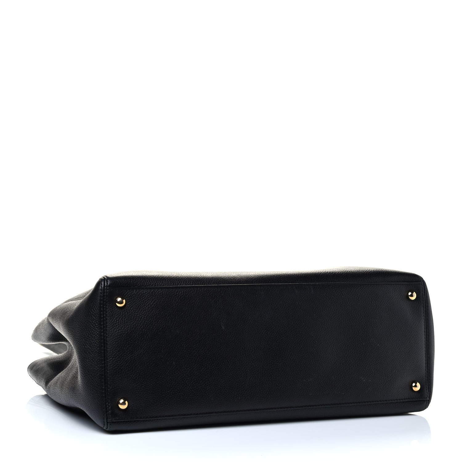 Chanel Calfskin Cerf Executive Shopper Tote Black 3 of 5