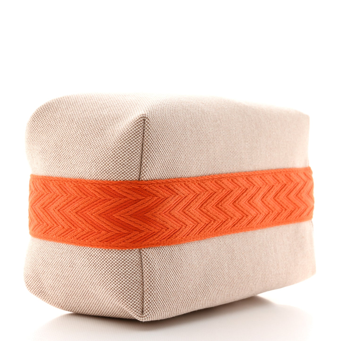 Canvas Small Bride-A-Brac Pouch Natural Orange