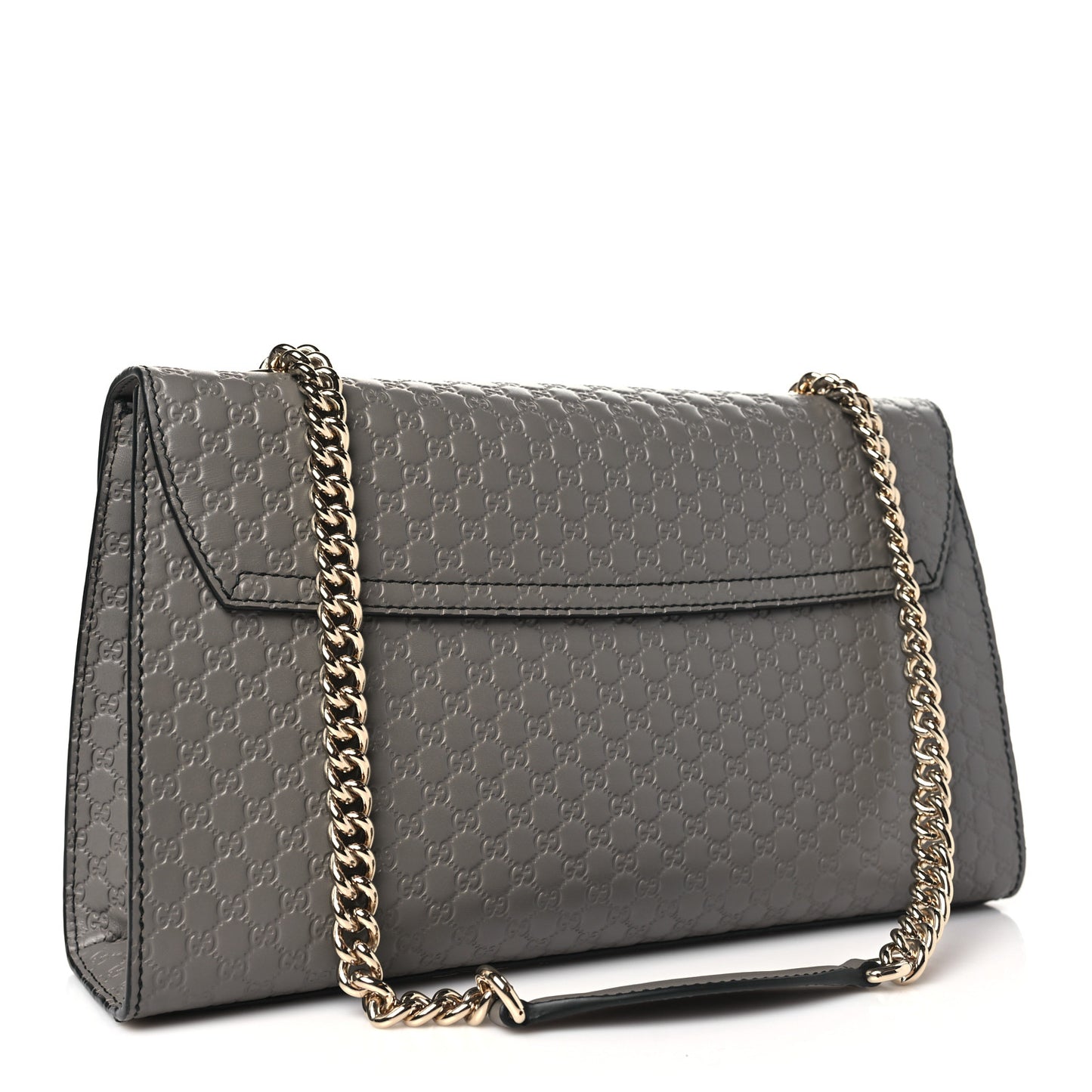 Soft Microguccissima Medium Emily Chain Shoulder Bag Loess