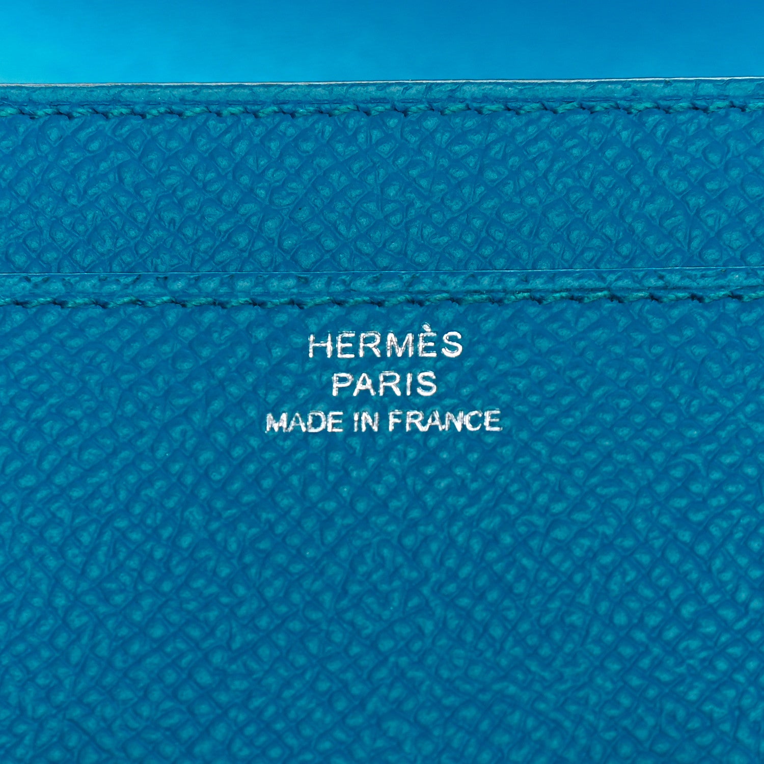 Hermes Epsom Constance Long Wallet Bleu Zanzibar 6 of 8