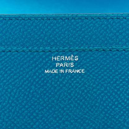 Hermes Epsom Constance Long Wallet Bleu Zanzibar 6 of 8