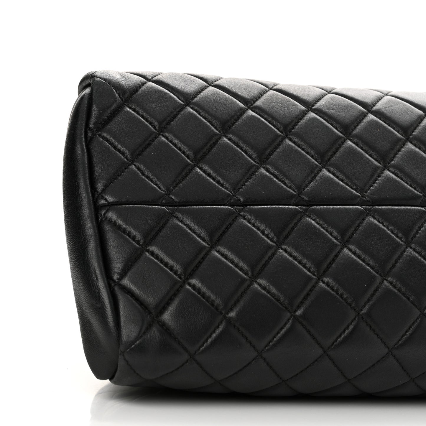 Lambskin Quilted Medium Just Mademoiselle Black