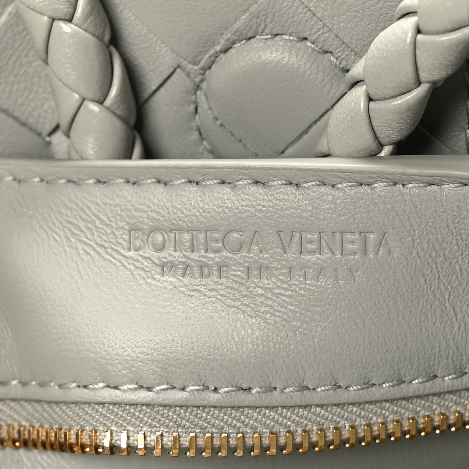 Bottega Veneta Nappa Intrecciato Small Andiamo Shoulder Bag Agate Grey 6 of 8