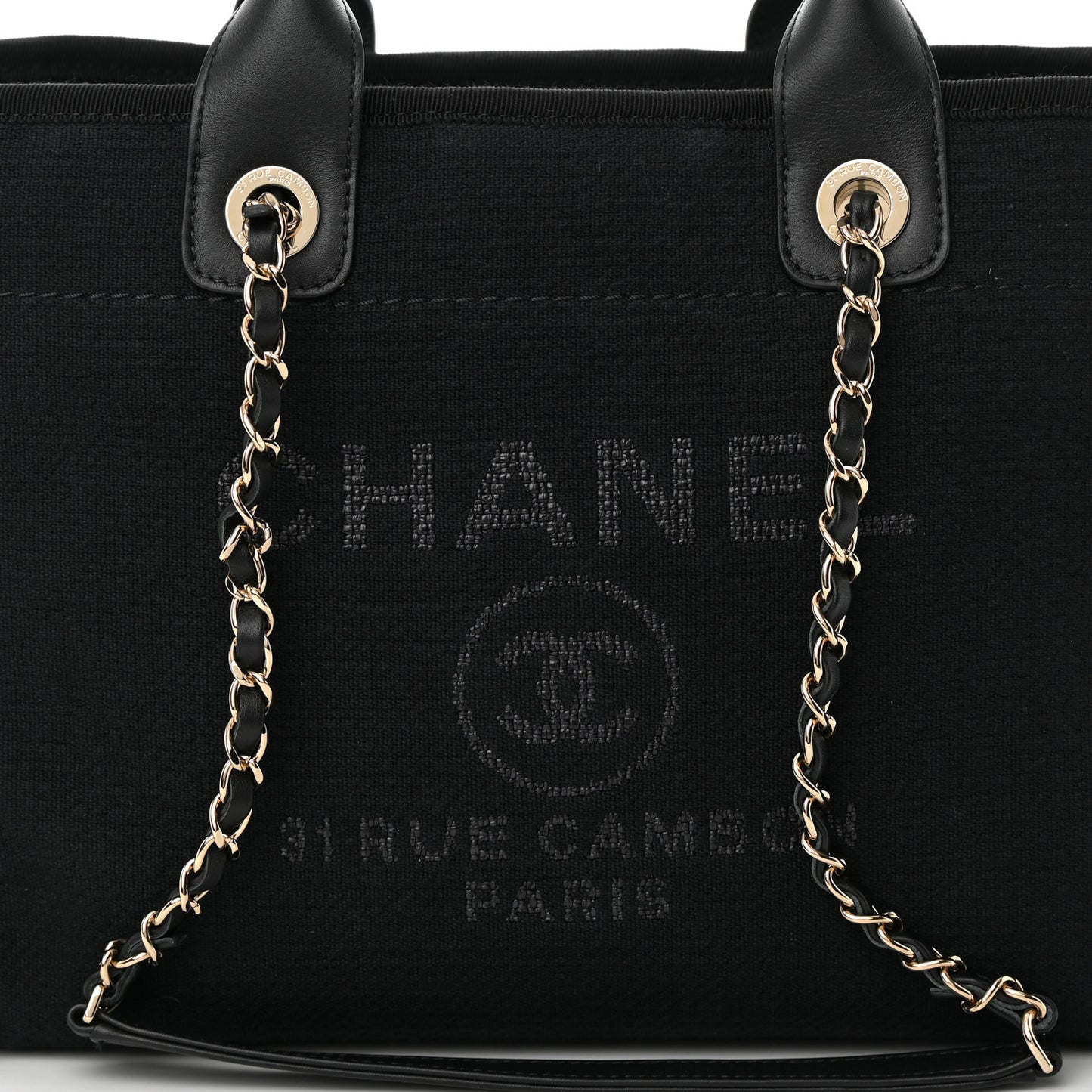 Mixed Fibers Small Deauville Tote Black