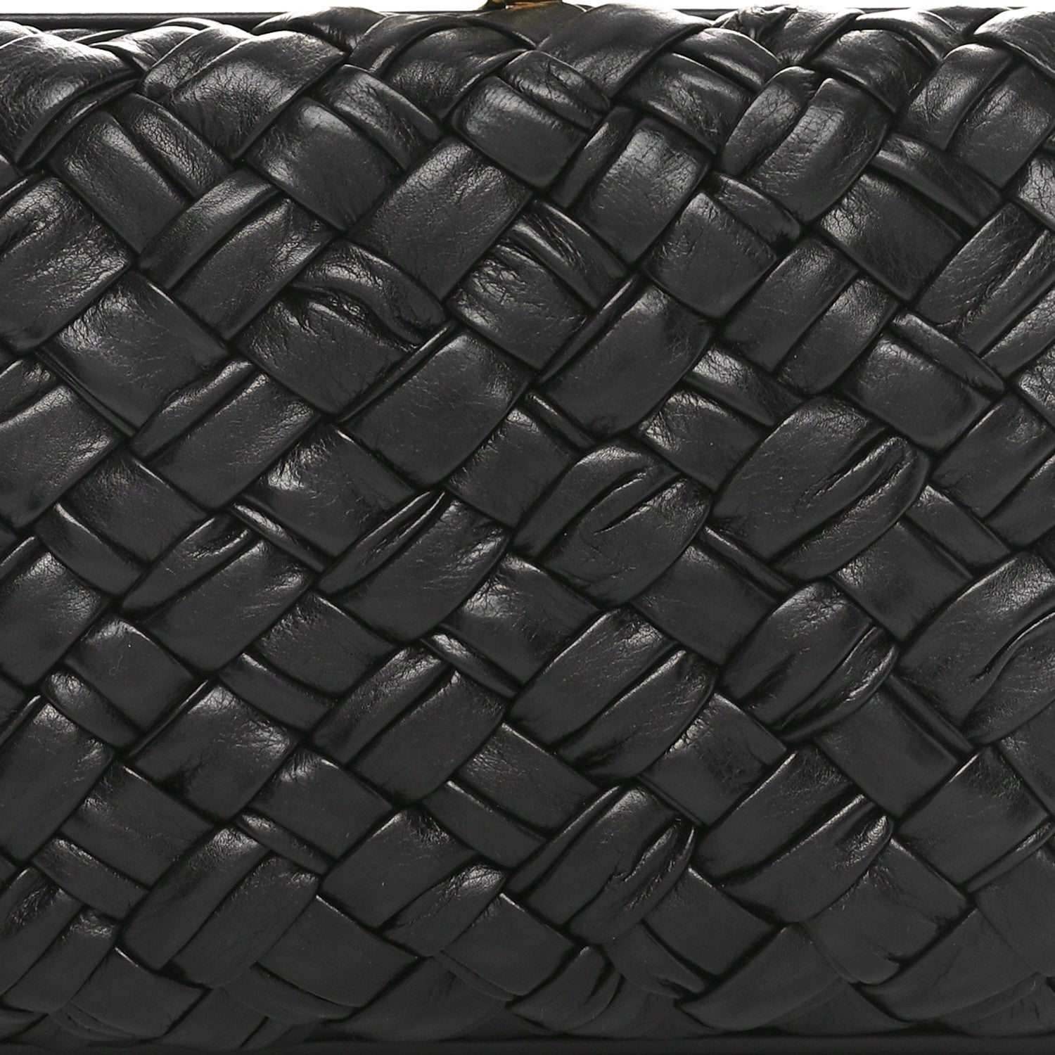 Bottega Veneta Nappa Intrecciato Knot Clutch Black 7 of 9