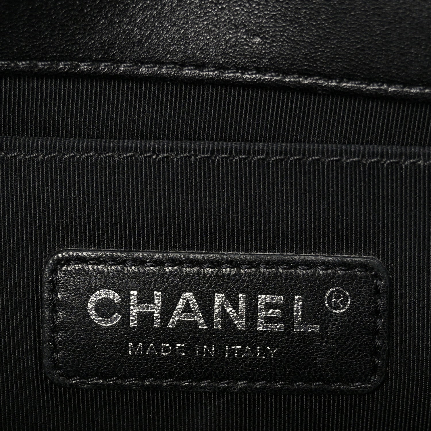 Chanel Lambskin Quilted Medium Boy Flap Black 6 of 10