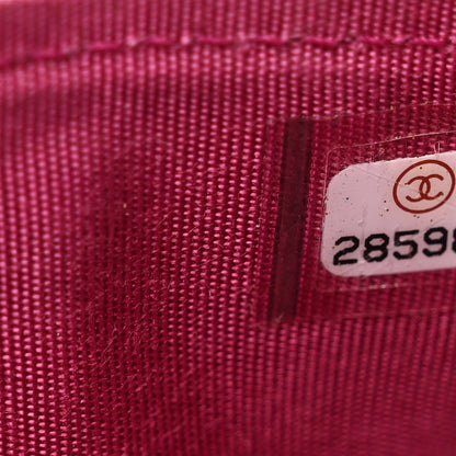 Chanel Caviar Quilted Boy Card Holder Fuchsia 8 of 8