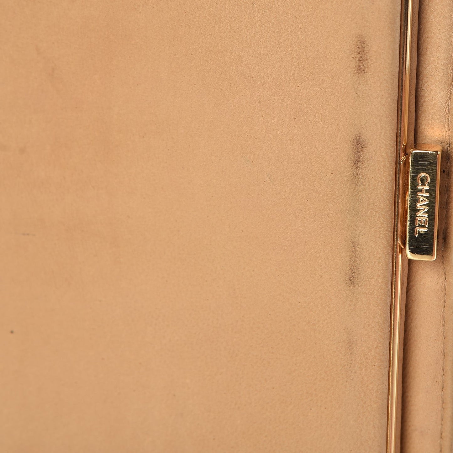 Caviar Timeless CC French Wallet Beige