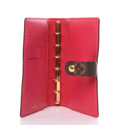 Louis Vuitton Monogram My LV Heritage Small Ring Agenda Cover Rouge Blue Clair 5 of 7