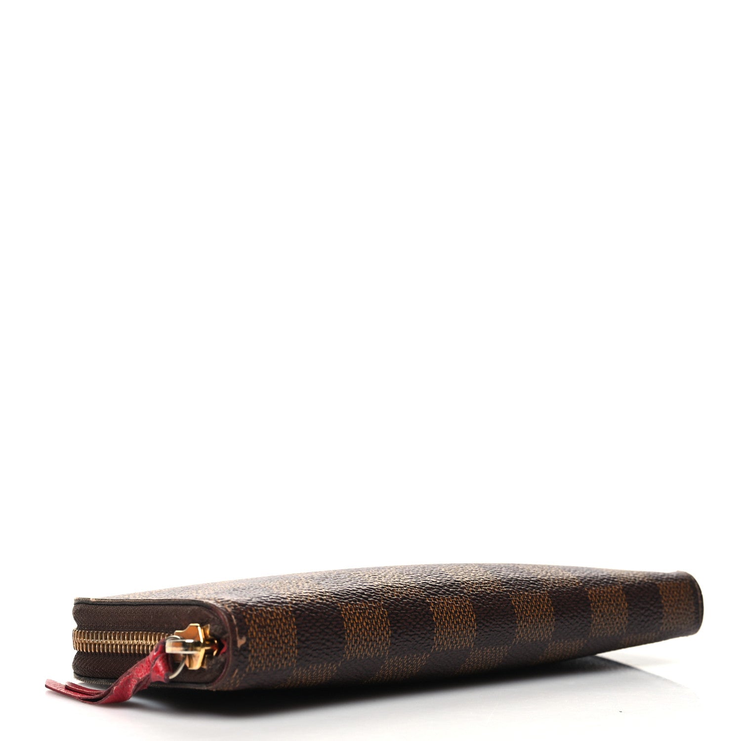 Louis Vuitton Damier Ebene Clemence Wallet Cherry 4 of 12